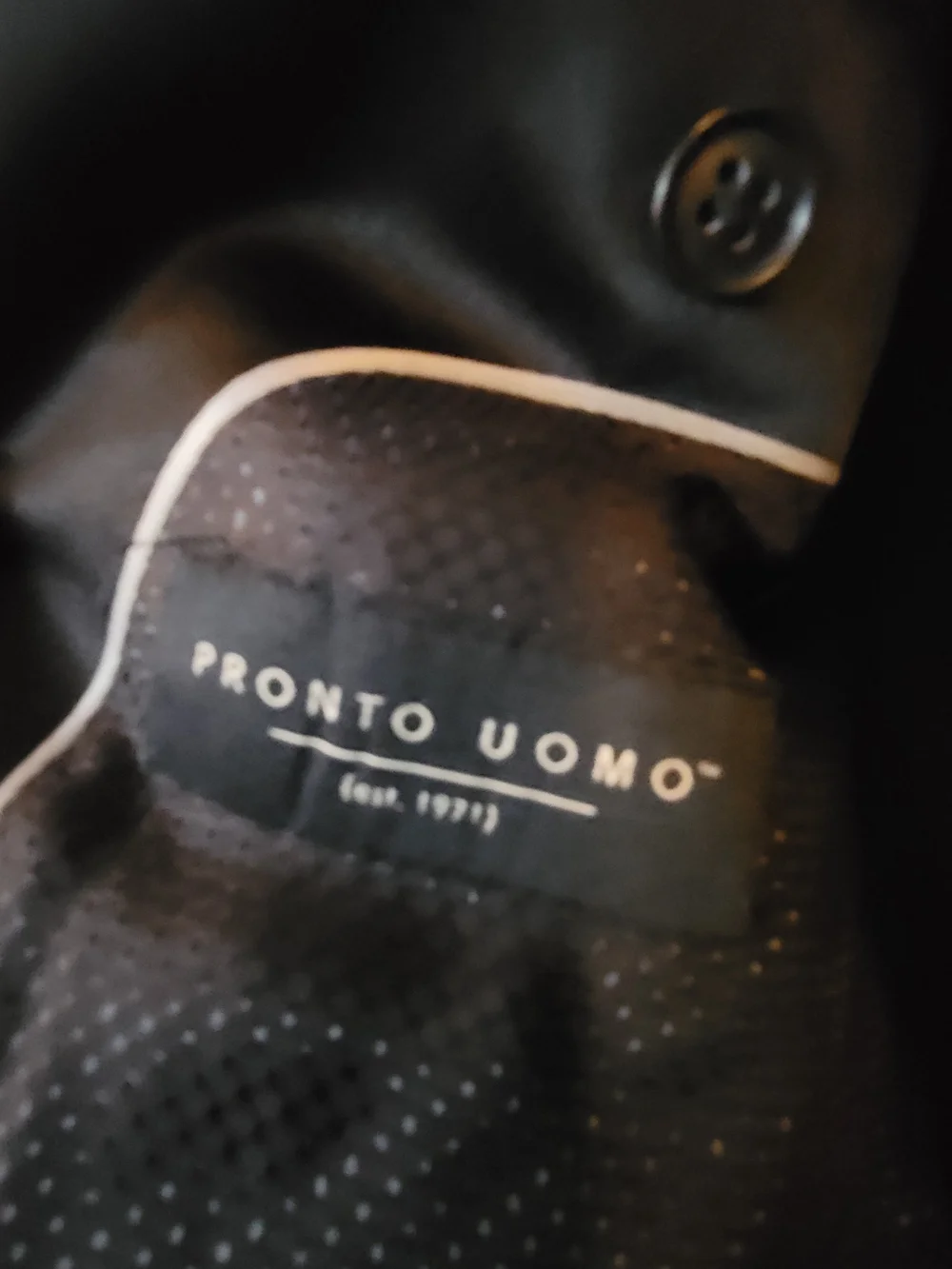 Pronto Uomo Black Satin-Lapel Tuxedo Suit